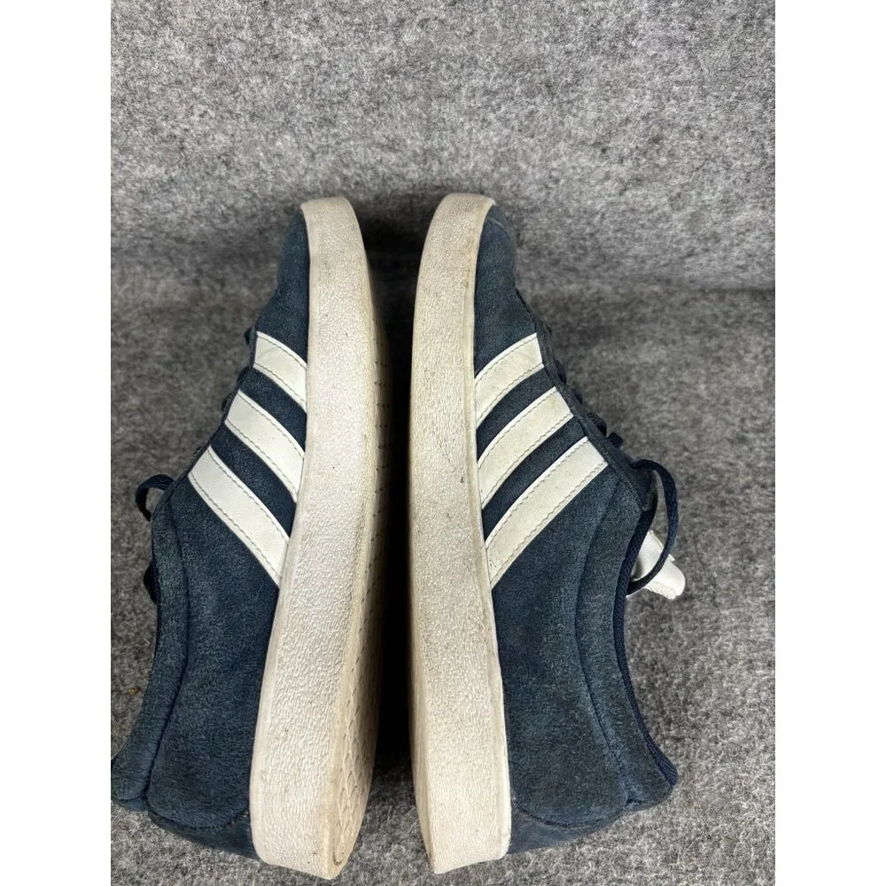 Adidas VI Court 2.0 Sneaker Womens Size‎ 6 Blue Suede Low Top Shoe